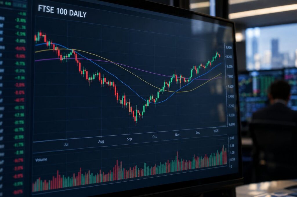 FTSE 100 index chart