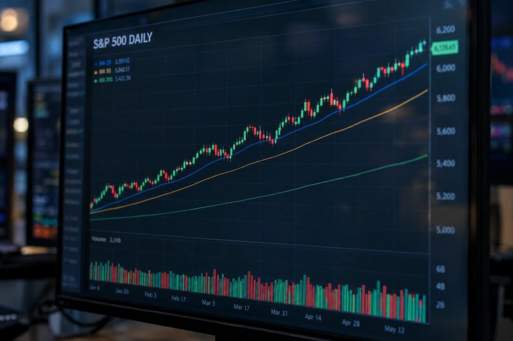 S&P 500 index chart