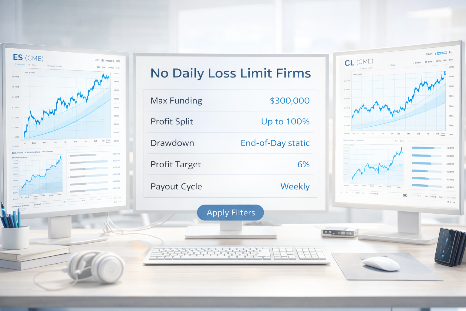 Best Futures Prop Firms No Daily Limit