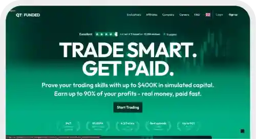 QT Funded trading interface