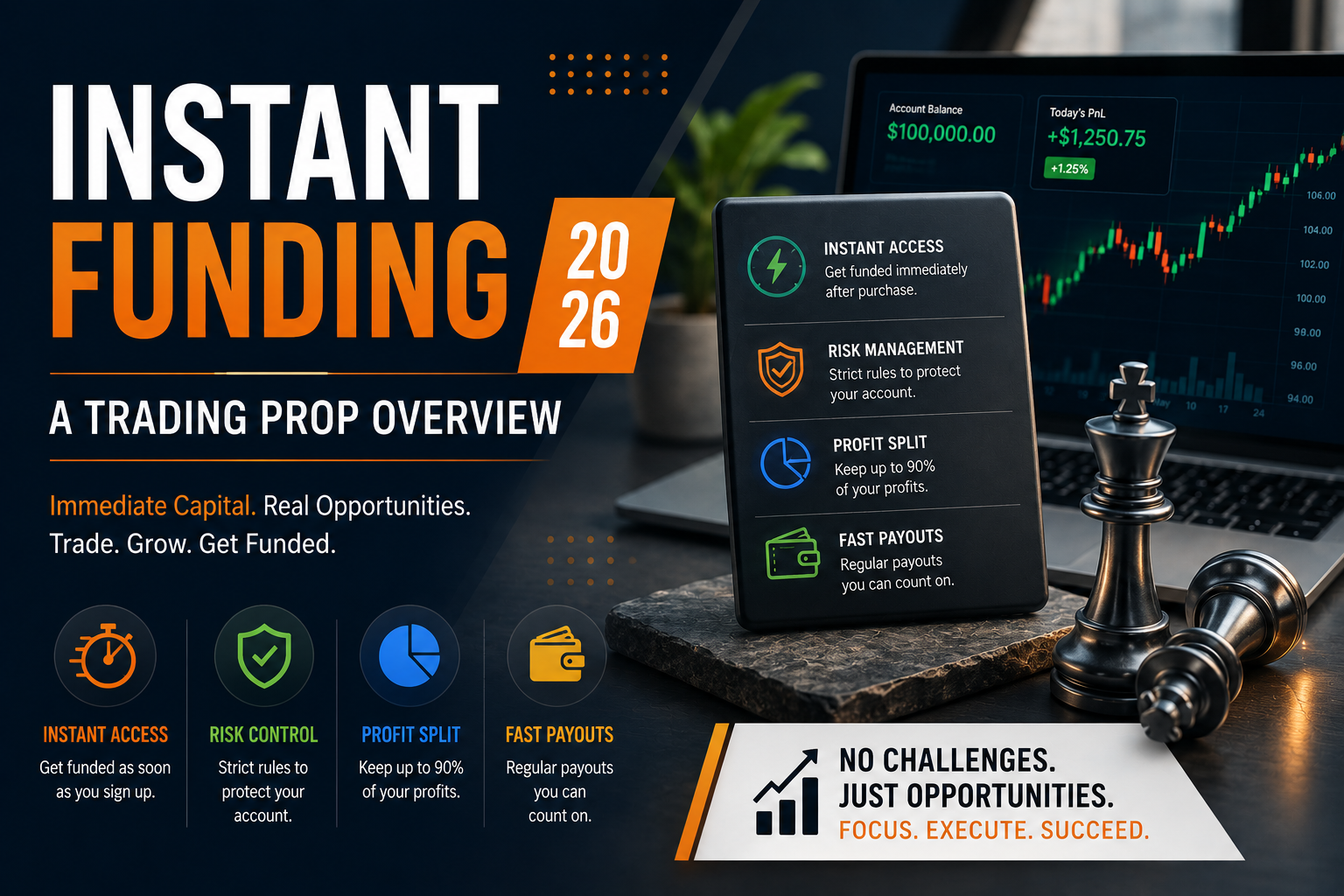 Instant Funding 2026: A Trading Prop Overview