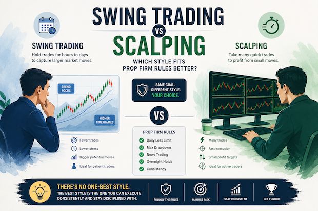 Swing Trading vs Scalping Prop Firm: Which Is Better?