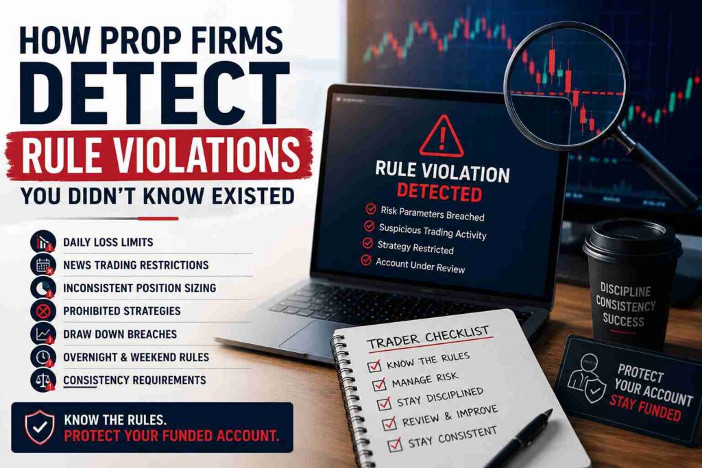 How Prop Firms Detect Rule Violations You Didn’t Know Existed