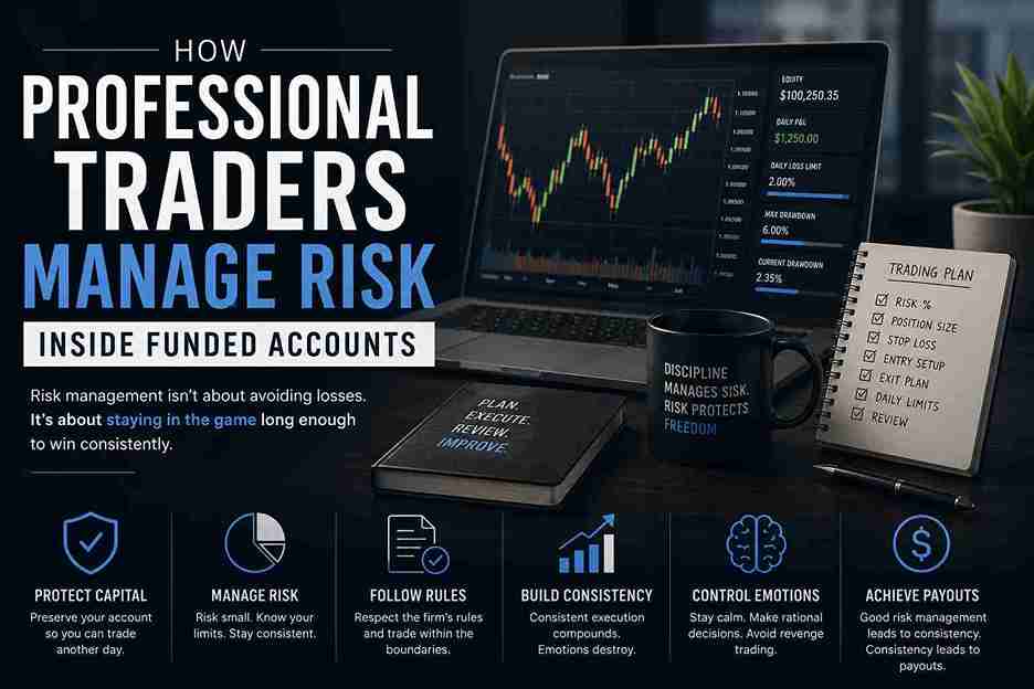 How Professional Traders Manage Risk Inside Funded Accounts