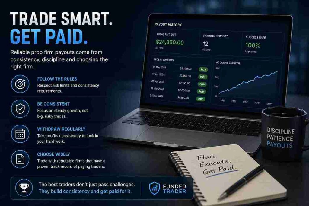 Understanding prop firm payouts after passing a funded trading challenge