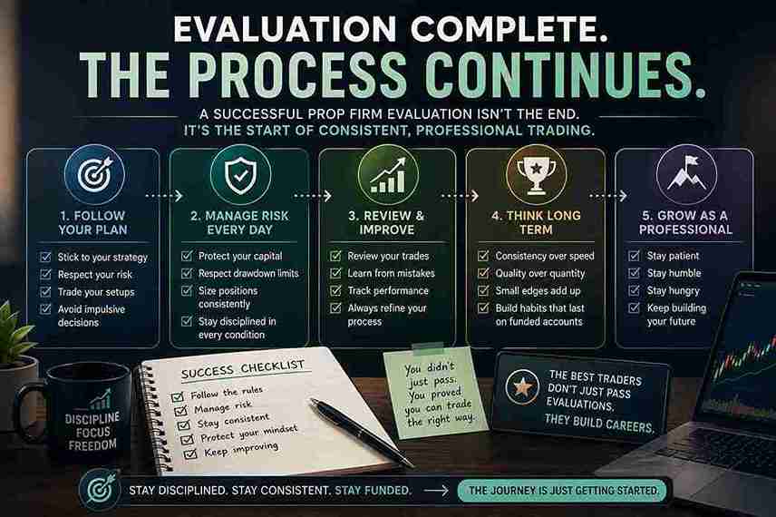 successful prop firm evaluation checklist for consistent trading