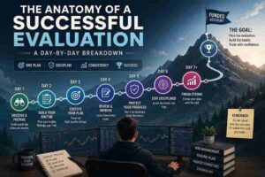 Successful Prop Firm Evaluation: A Day-by-Day Breakdown