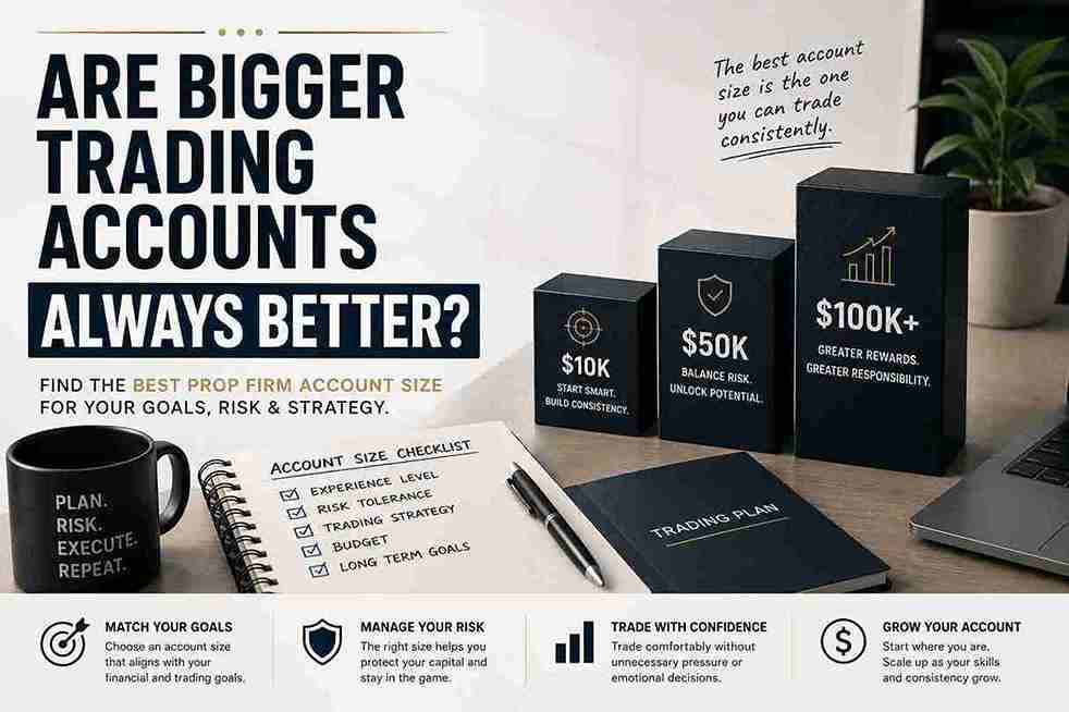 Best Prop Firm Account Size: Are Bigger Trading Accounts Always Better?