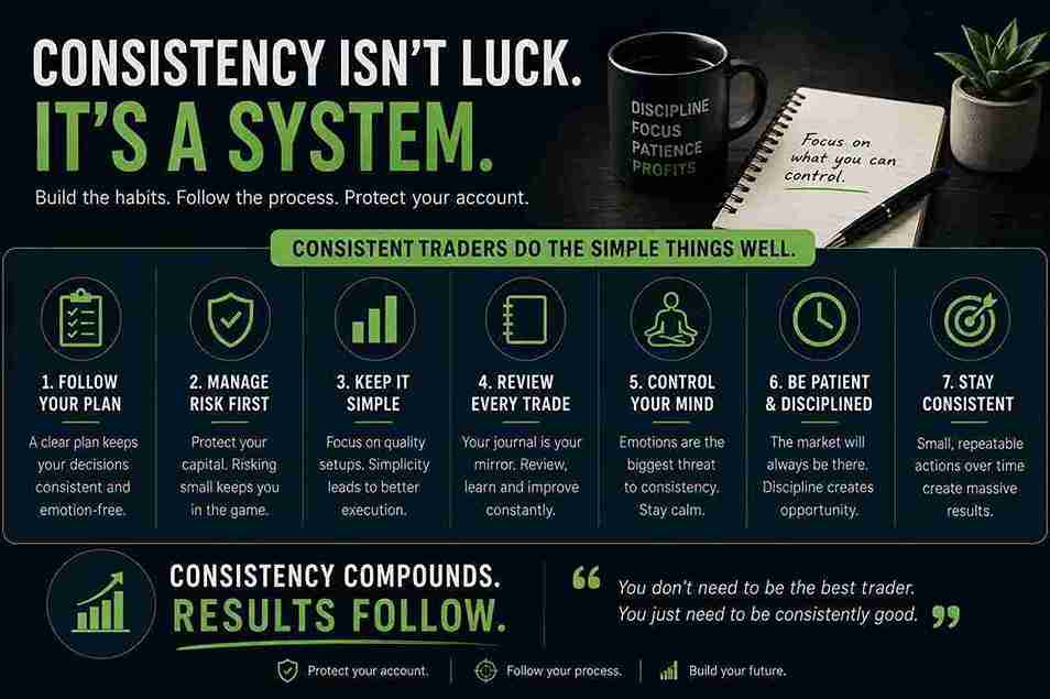Prop firm consistency checklist for building long-term funded trading success