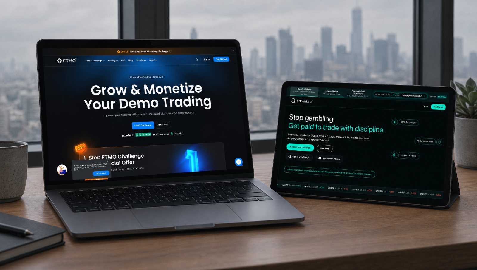 FTMO vs E8 Markets