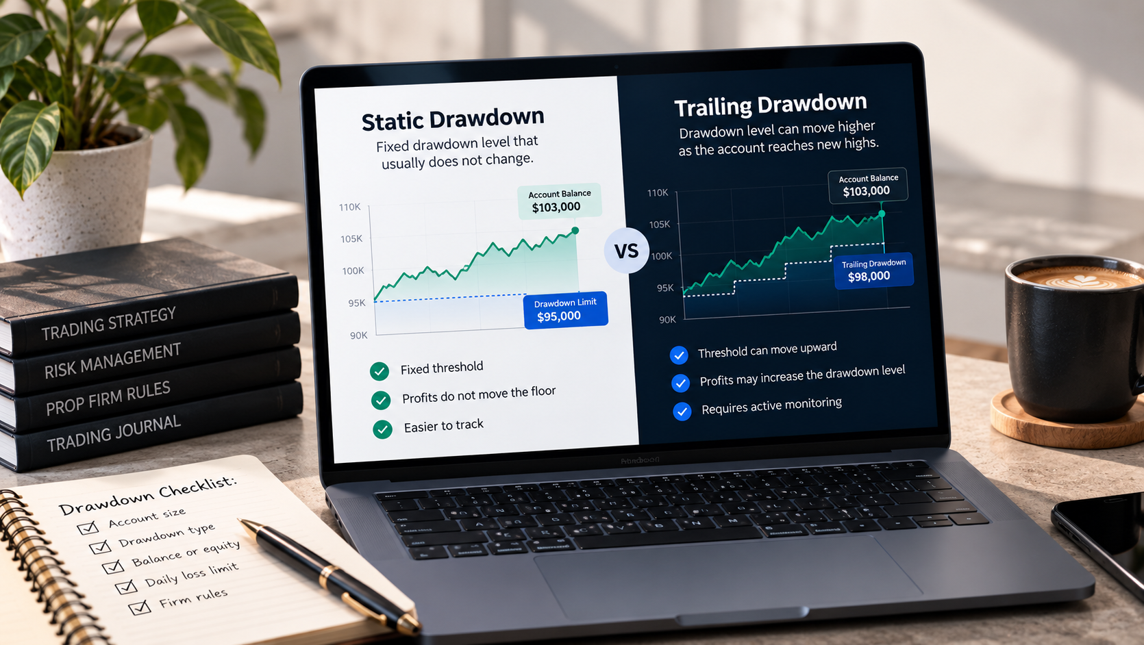 Static vs Trailing Drawdown: What Prop Traders Need to Know